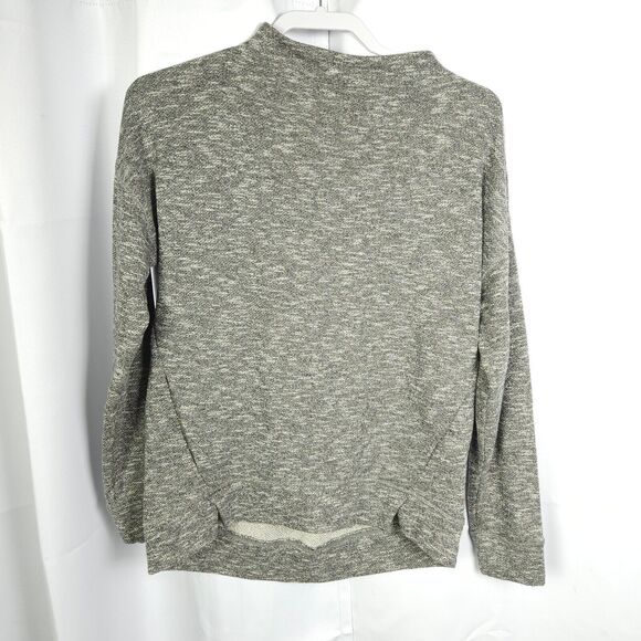 Duluth Trading Womens XS Gray Grey Creme de la Hem Mockneck Sweater Shirt - Picture 1 of 6